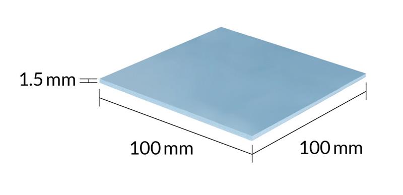 Arctic TP-3 Premium Performance Thermal Pad, 100x100mm, t:1.5mm 