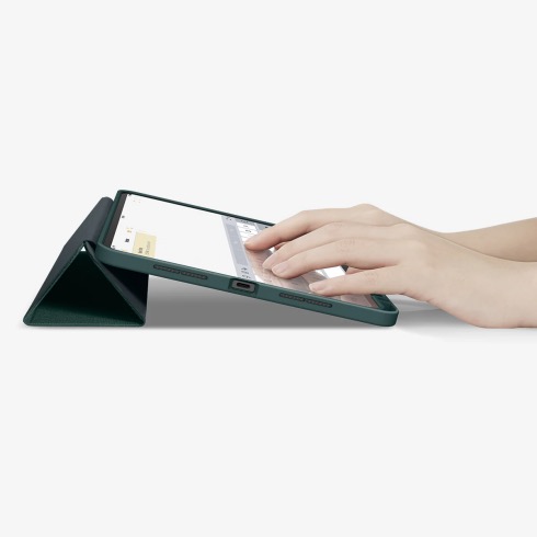 Spigen puzdro Urban Fit pre iPad Pro 11" M4/M5 - Midnight Green 