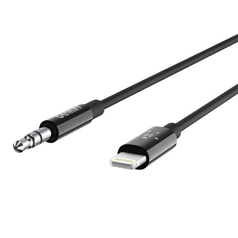 Belkin kábel Lightning - 3,5mm jack, 1,8m - Black 