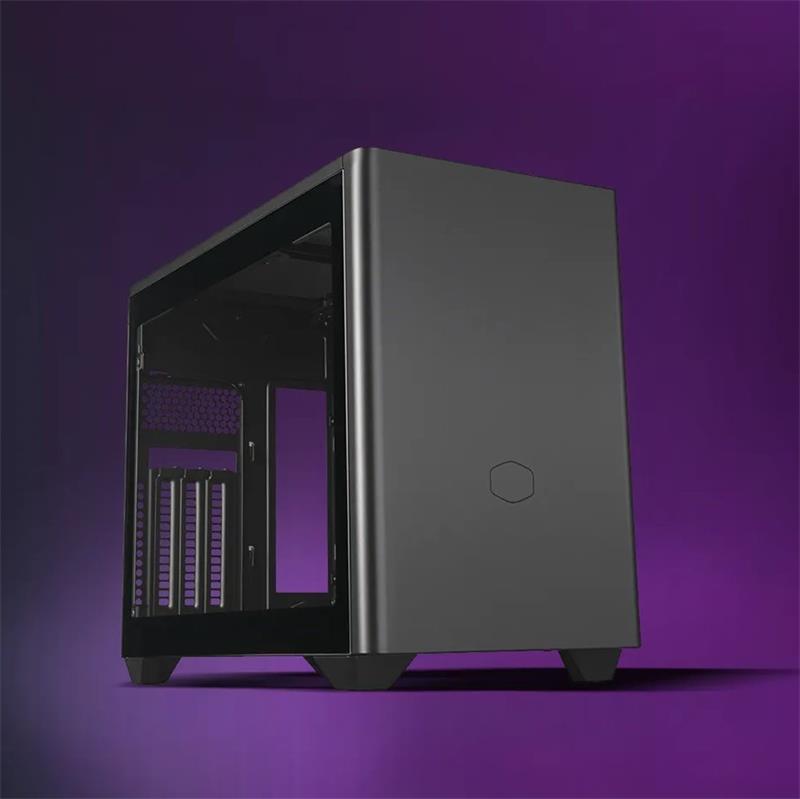 COOLER MASTER case MasterBox NR200P V2, mini-ITX, black 