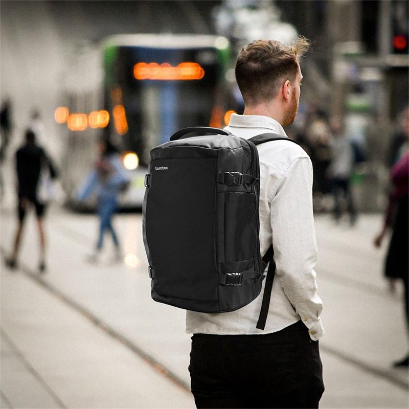 TomToc batoh Navigator T66 Backpack 40L - Black 