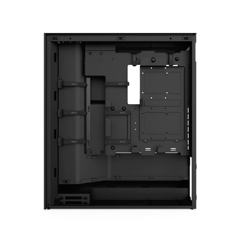 NZXT case H7 Flow / 2x 120 mm fan / tempered glass / mesh panel / black  