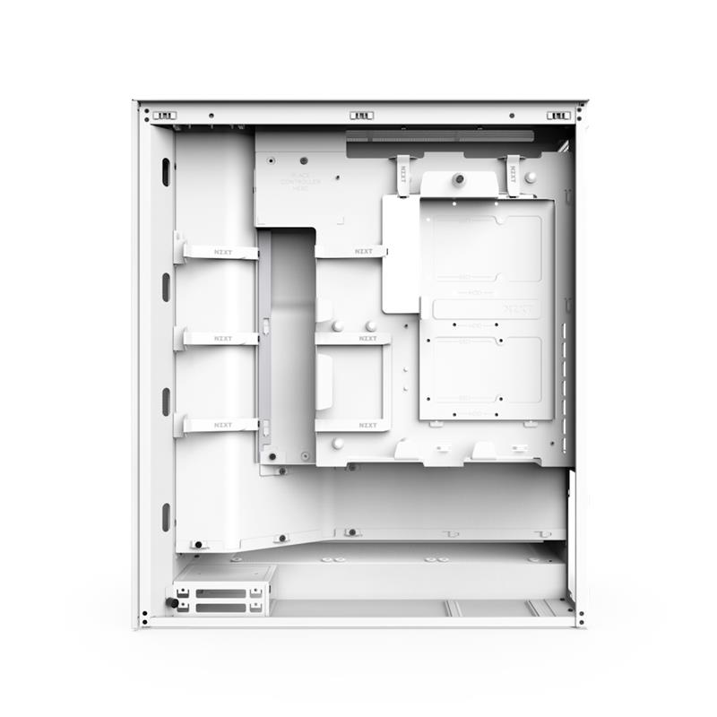 NZXT case H7 Flow / 2x 120 mm fan / tempered glass / mesh panel / white 