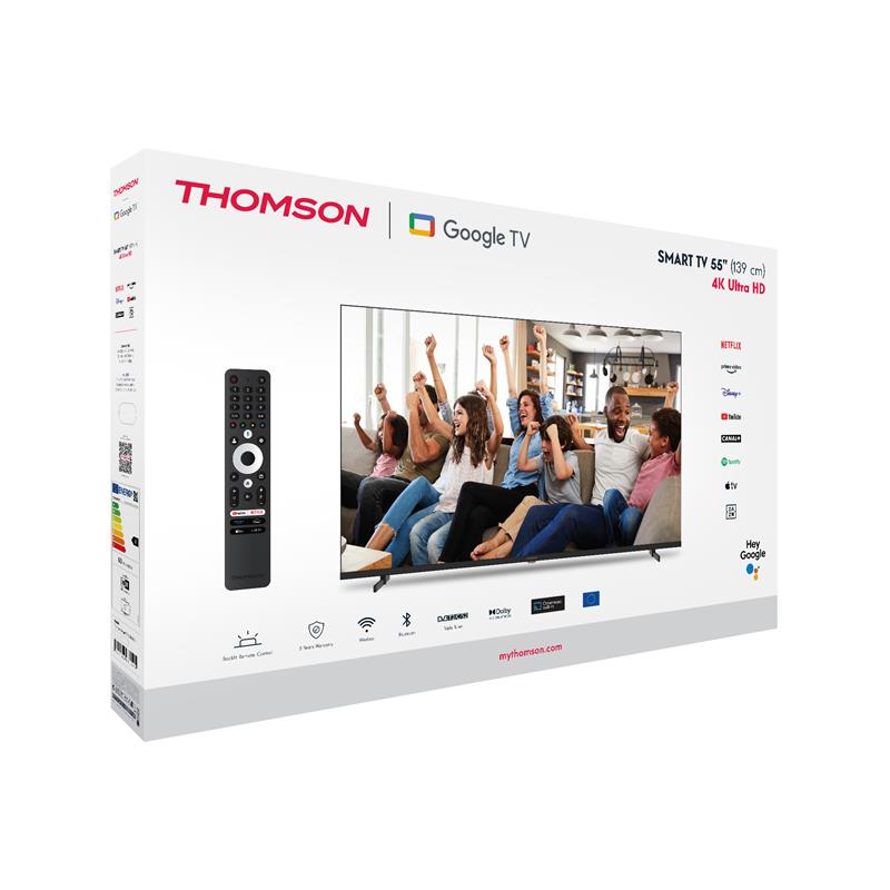 Thomson 55UG4S14 - 4K Smart 55" UHD LED Google TV 