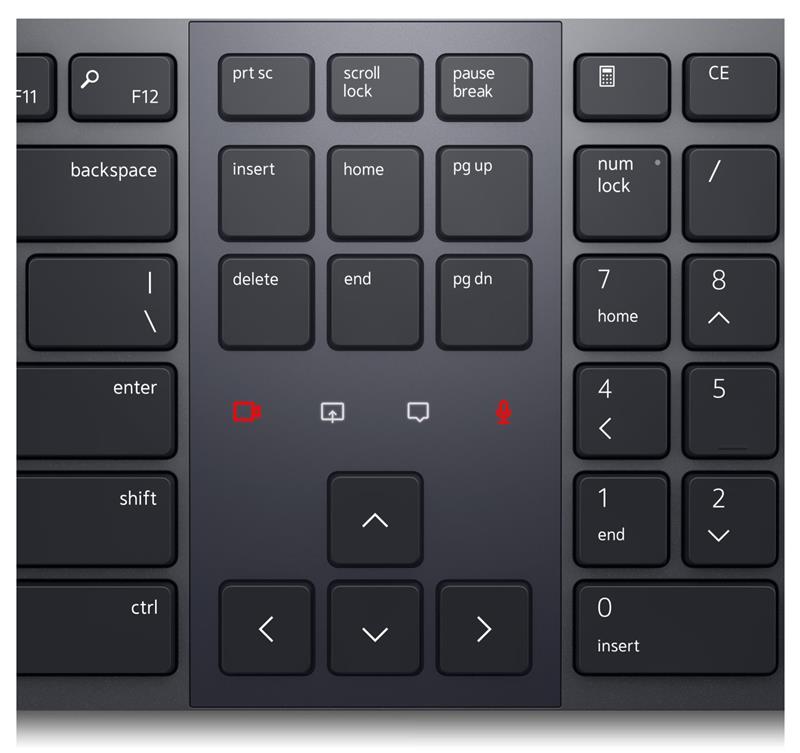 Dell Premier Collaboration Backlit Keyboard - KB900 - Czech/Slovak (QWERTZ) 