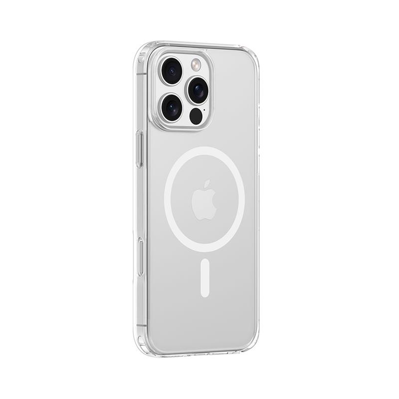 Devia kryt Pure Clear Magnetic Shockproof Case pre iPhone 16 - Clear 