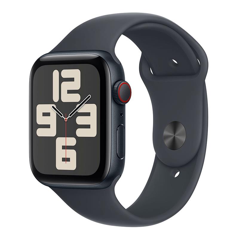 Apple Watch SE GPS + Cellular 44mm Midnight Aluminium Case with Midnight Sport Band - S/M 