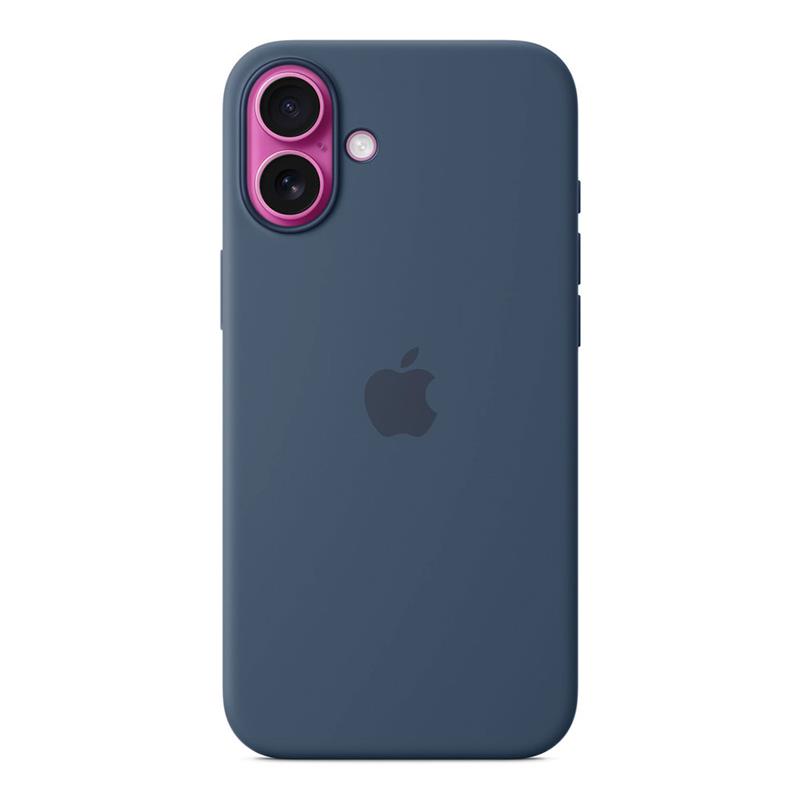iPhone 16 Plus Silicone Case with MagSafe - Denim 