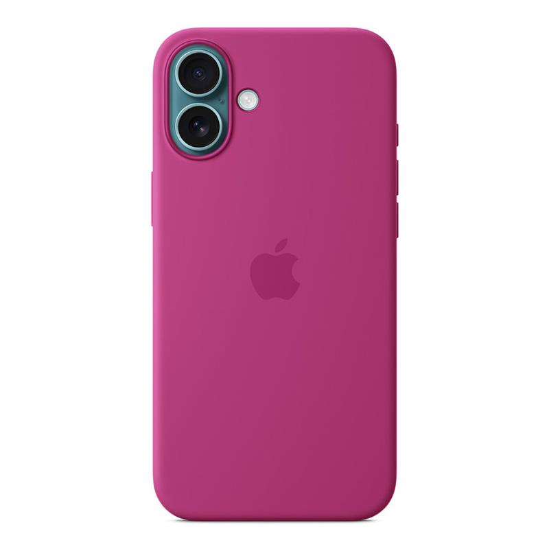 iPhone 16 Plus Silicone Case with MagSafe - Fuchsia 