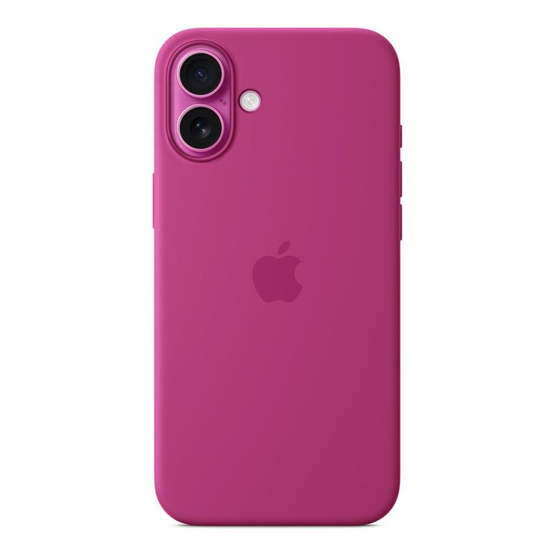 iPhone 16 Plus Silicone Case with MagSafe - Fuchsia 