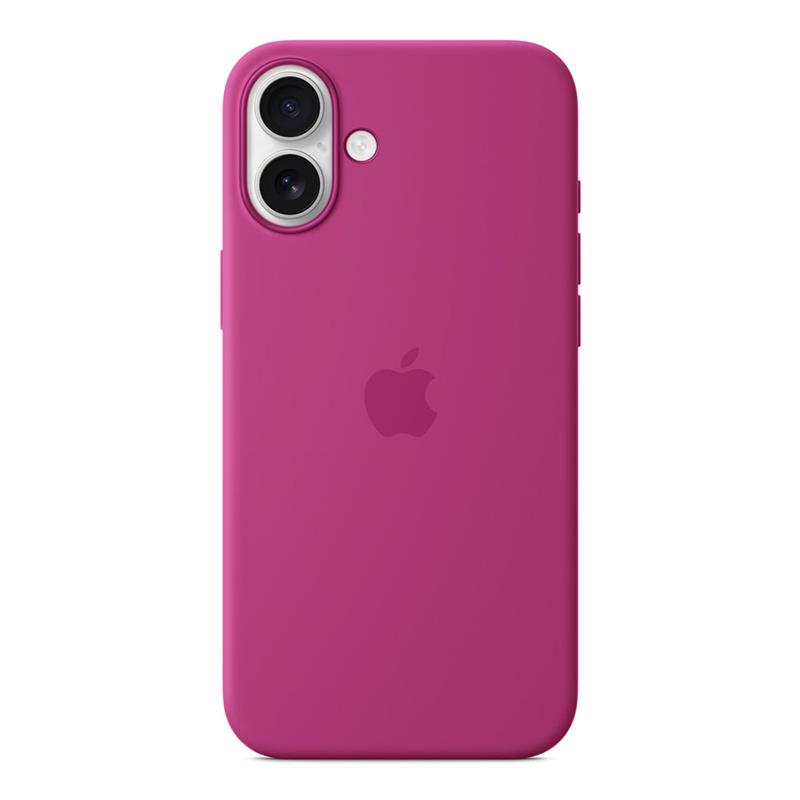 iPhone 16 Plus Silicone Case with MagSafe - Fuchsia 