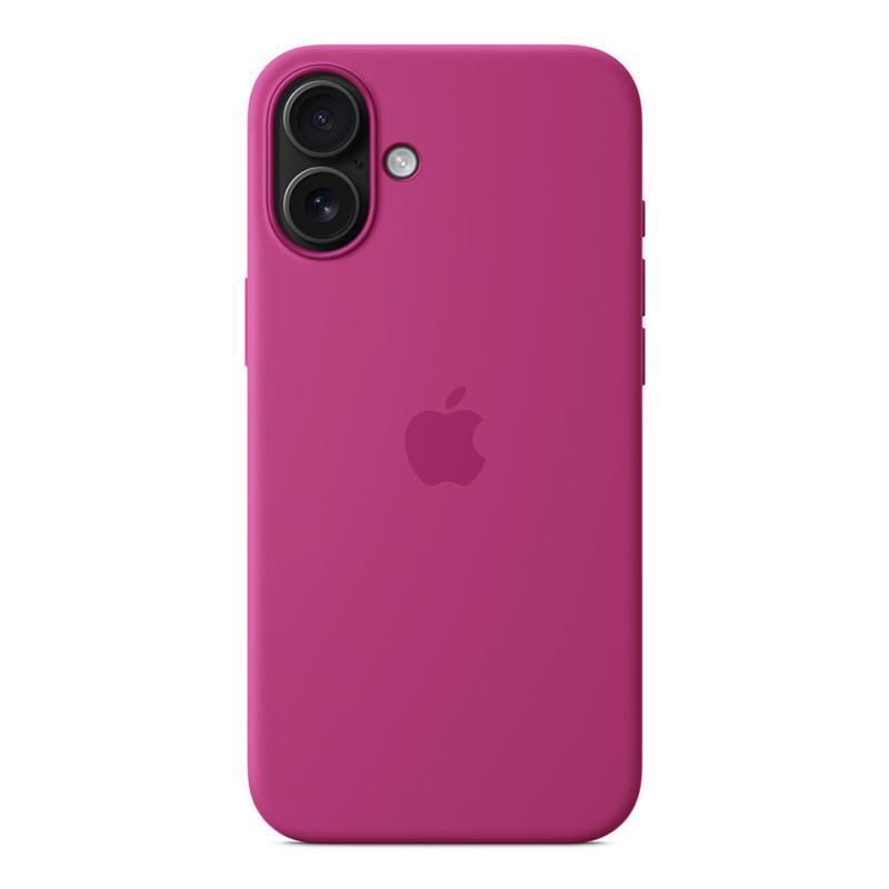 iPhone 16 Plus Silicone Case with MagSafe - Fuchsia 