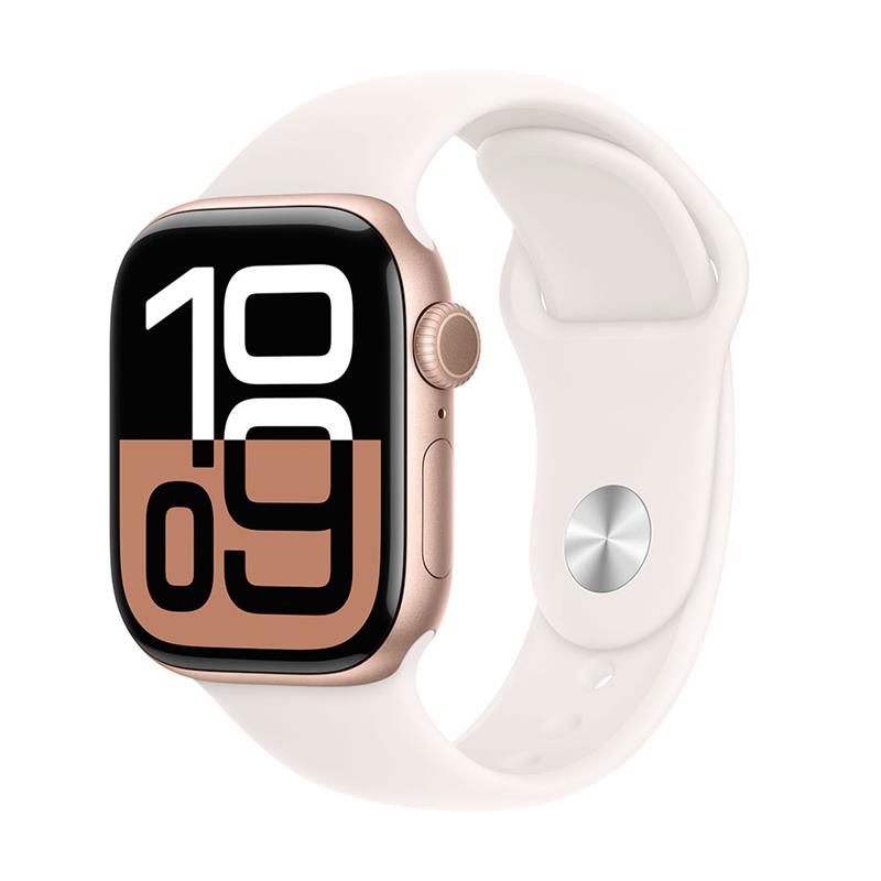 Apple Watch S10 Cell/ 42mm/ Rose Gold/ Šport Band/ Light Blush/ -S/ M 