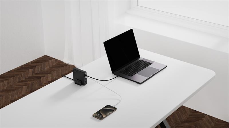 Cubenest S6D0 PD 3.1 GaN Adaptér 240W - čierna 