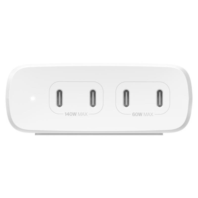 Belkin Boost Charge Pro 200W 4-Port USB-C GaN Charger - White 