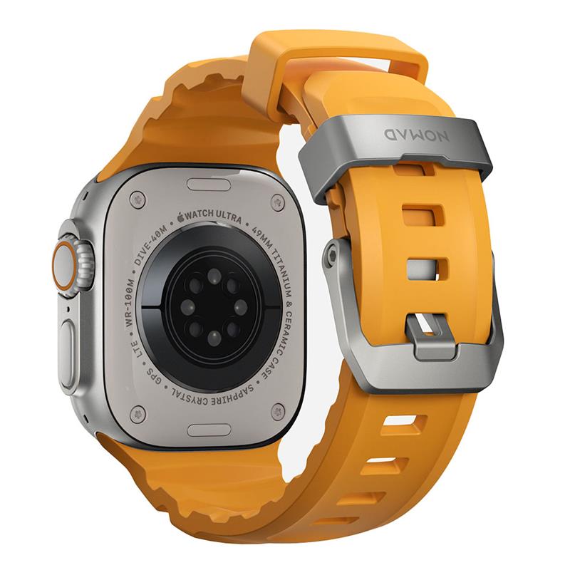 Nomad remienok Rocky Point Band pre Apple Watch 46/49mm - Sol/Natural 