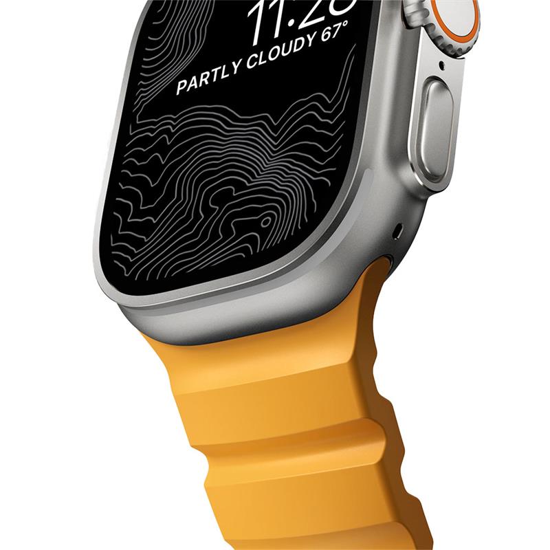 Nomad remienok Rocky Point Band pre Apple Watch 46/49mm - Sol/Natural 