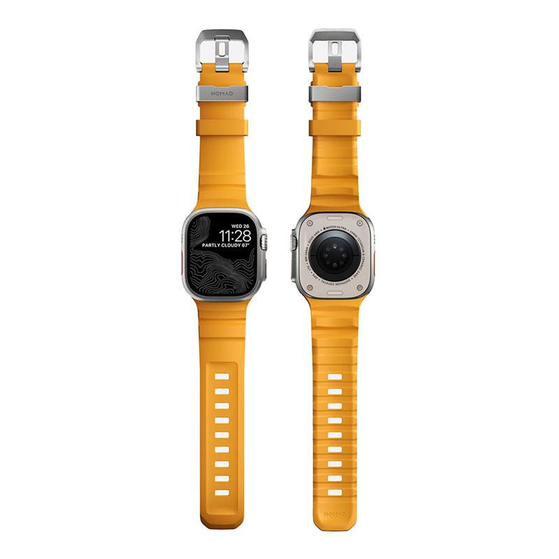 Nomad remienok Rocky Point Band pre Apple Watch 46/49mm - Sol/Natural 