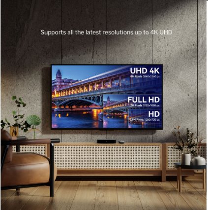 Thomson Streaming Box 240 - 4K UHD, Google Cast, Hej Google 