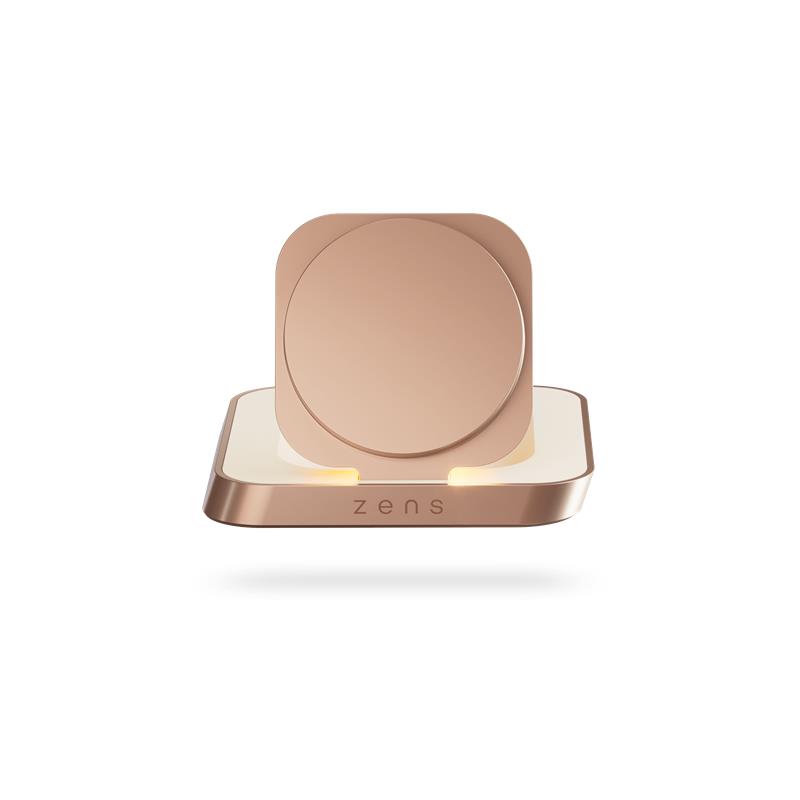 ZENS Magnetic Nightstand Charger Copper 