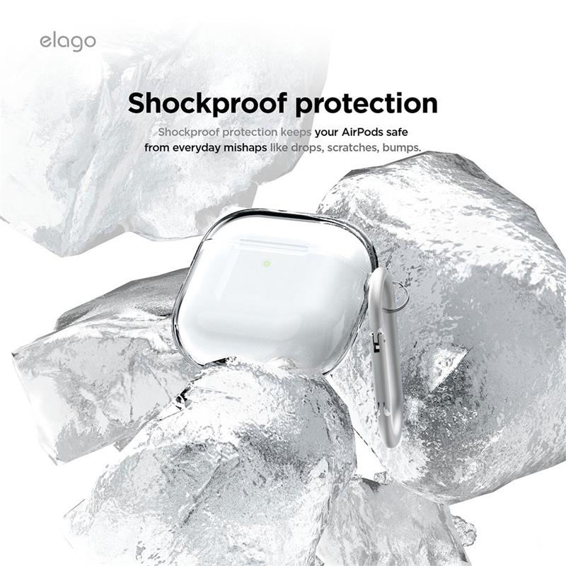 Elago puzdro TPU Hang Case pre Airpods 4/5 - Clear 
