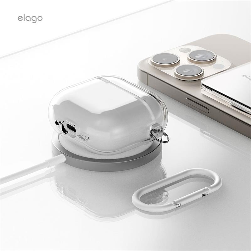 Elago puzdro TPU Hang Case pre Airpods 4/5 - Clear 