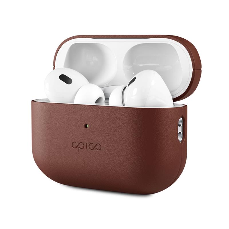 Epico Leather Case Airpods Pro 2 - hnedá 