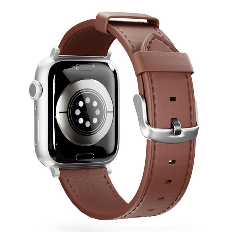 Epico Watch Strap Leather 49/46/45/44 mm - hnedá 