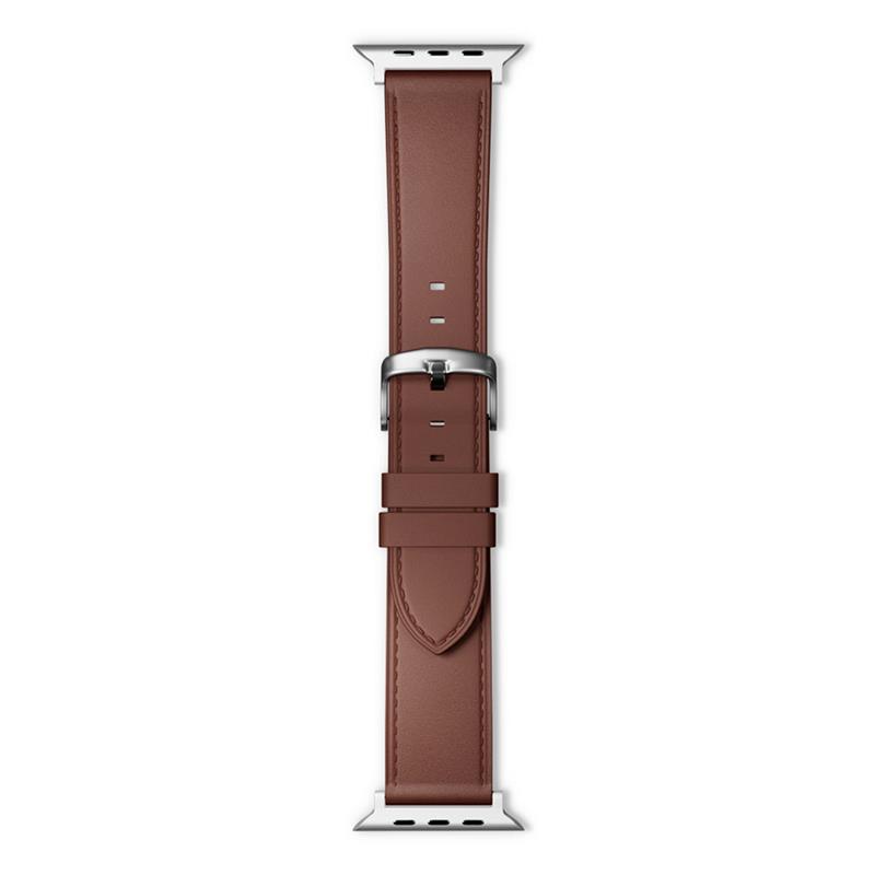 Epico Watch Strap Leather 49/46/45/44 mm - hnedá 