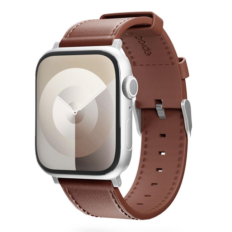 Epico Watch Strap Leather 49/46/45/44 mm - hnedá 