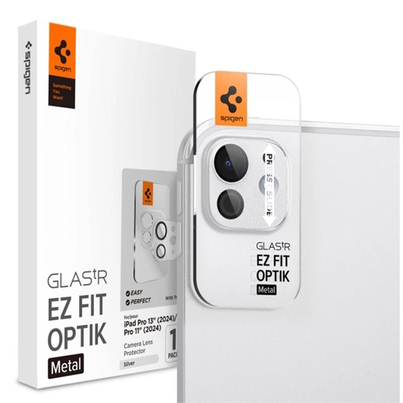 Spigen Glass tR EZ Fit Optik Pro pre iPad Pro 11" M4/iPad Pro 13" M4 - Silver 
