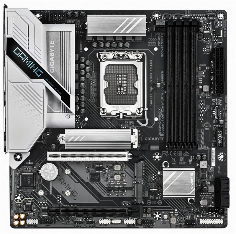 Gigabyte Z890M GAMING X, Intel Z890, LGA1851, 4xDDR5, mATX 