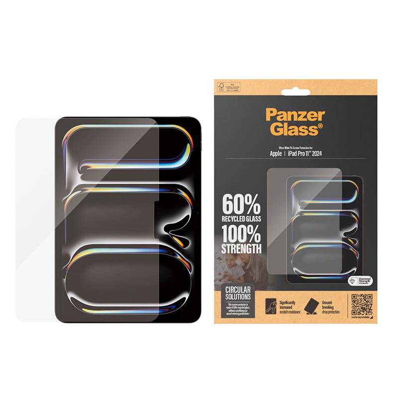 PanzerGlass ochranné sklo UWF pre iPad Pro 11" M4/M5 2024/2025 - Clear 
