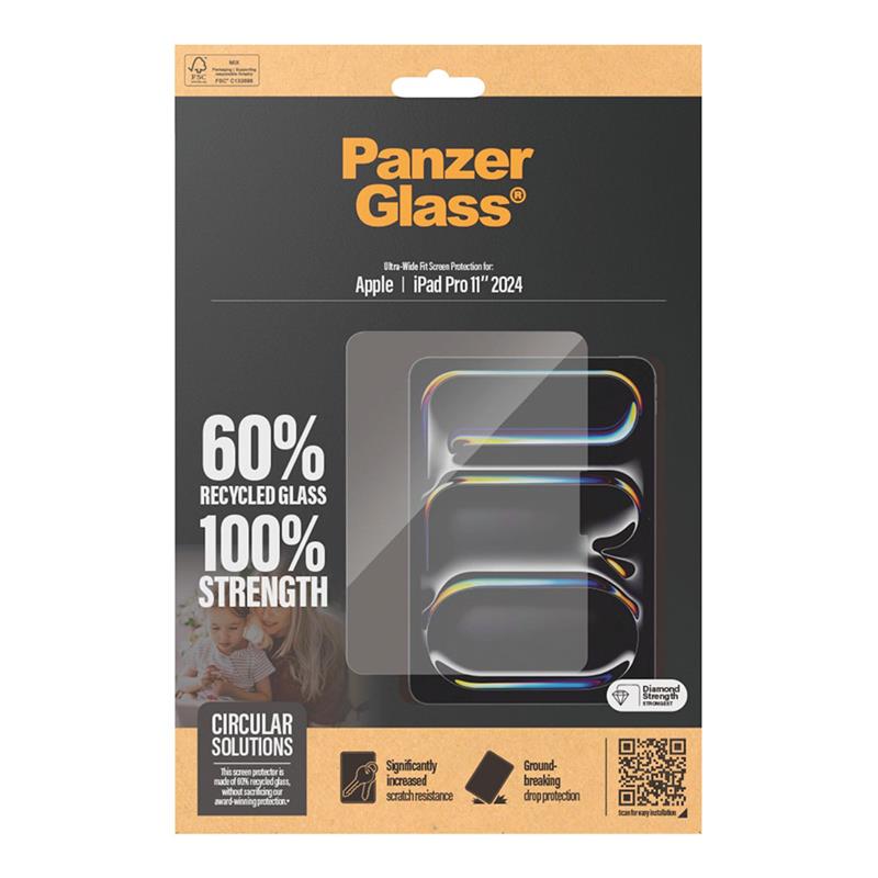 PanzerGlass ochranné sklo UWF pre iPad Pro 11" M4/M5 2024/2025 - Clear 