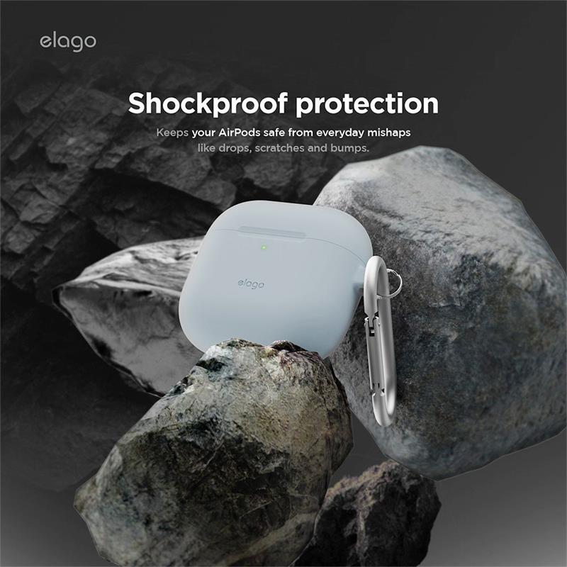 Elago puzdro Silicone Hang Case pre Airpods 4/5 - Sand Pink 