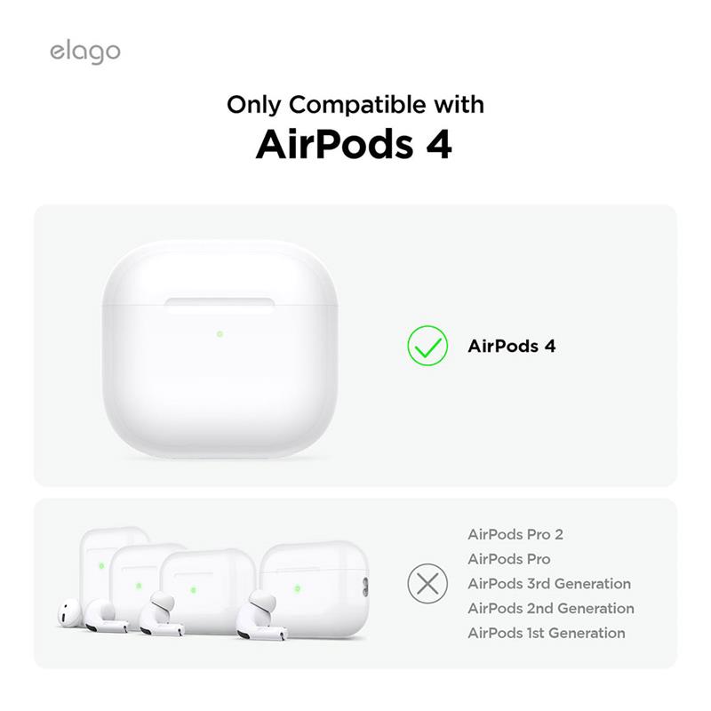Elago puzdro Silicone Hang Case pre Airpods 4/5 - Sand Pink 