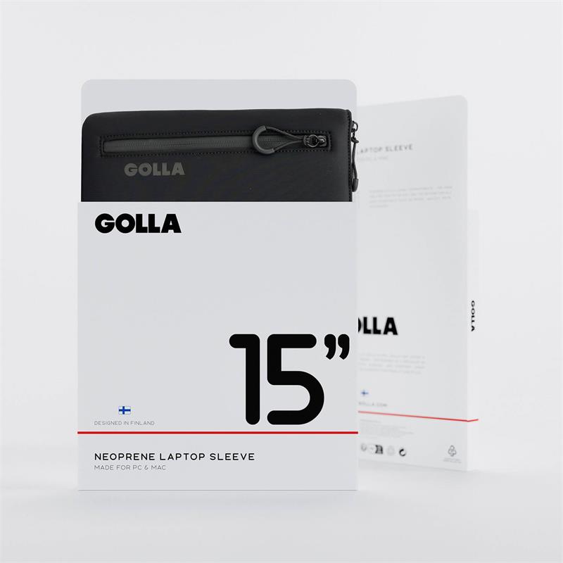 GOLLA Sleeve Metro Neoprene 15" Black 