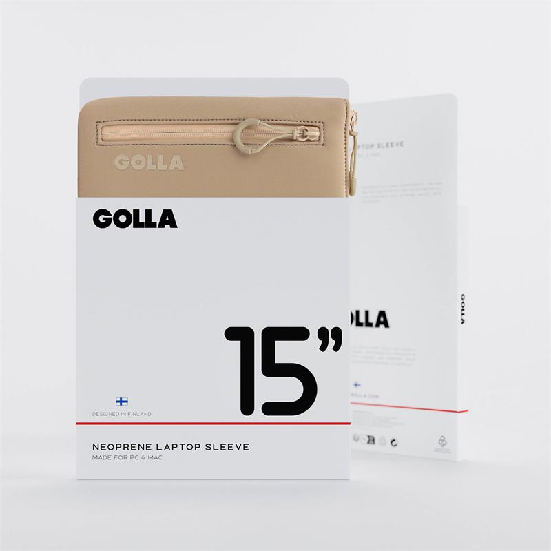 GOLLA Sleeve Metro Neoprene 15" Coffee 