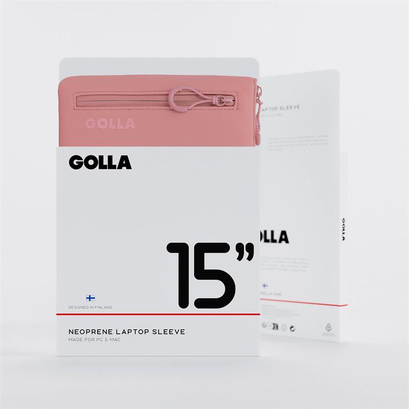 GOLLA Sleeve Metro Neoprene 15" Dirty Pink 