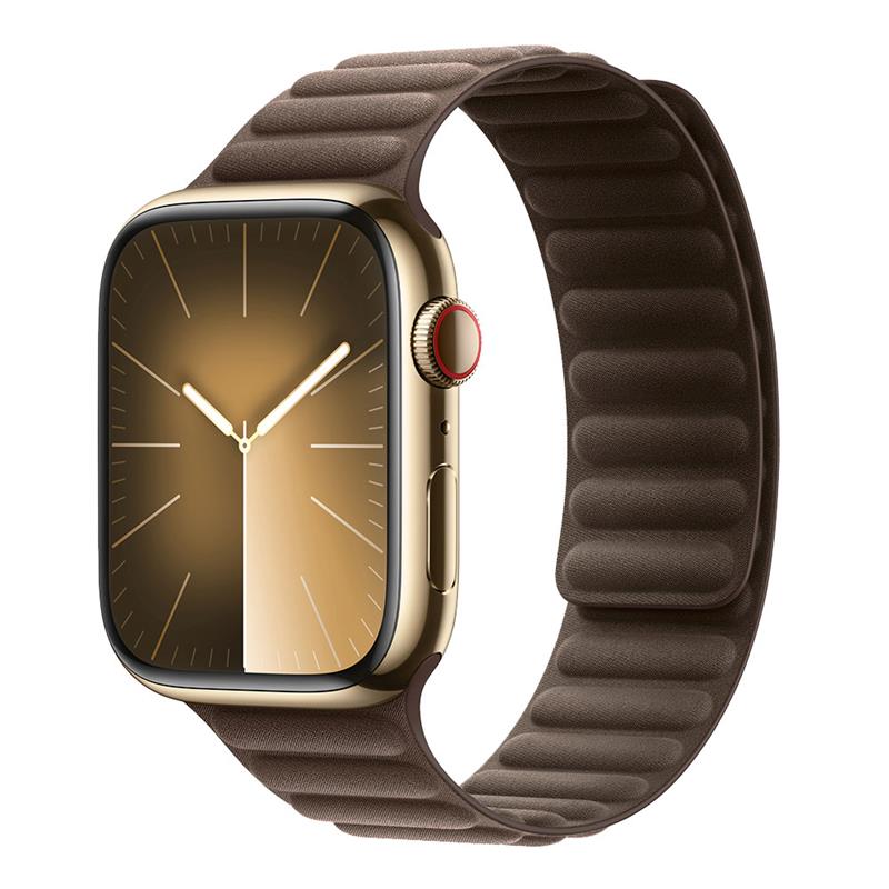 Devia remienok Deluxe Magnetic Fiber Watch Band 44/45/46mm - Taupe 