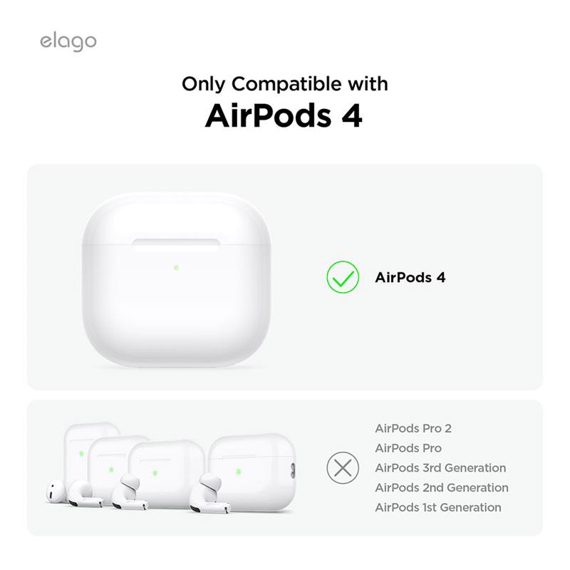 Elago Airpods 4 TPU Hang Case - Lovely Pink 