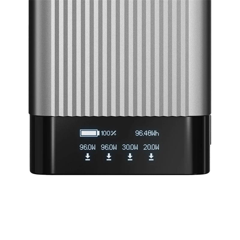 Hyper powerbank HyperJuice 245W USB-C 100Wh 27000 mAh Battery Pack- Space Gray 