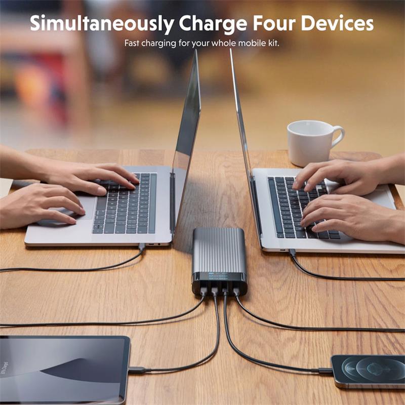 Hyper powerbank HyperJuice 245W USB-C 100Wh 27000 mAh Battery Pack- Space Gray 