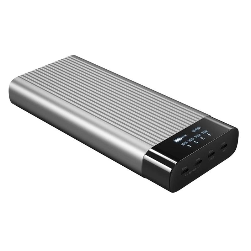 Hyper powerbank HyperJuice 245W USB-C 100Wh 27000 mAh Battery Pack- Space Gray 