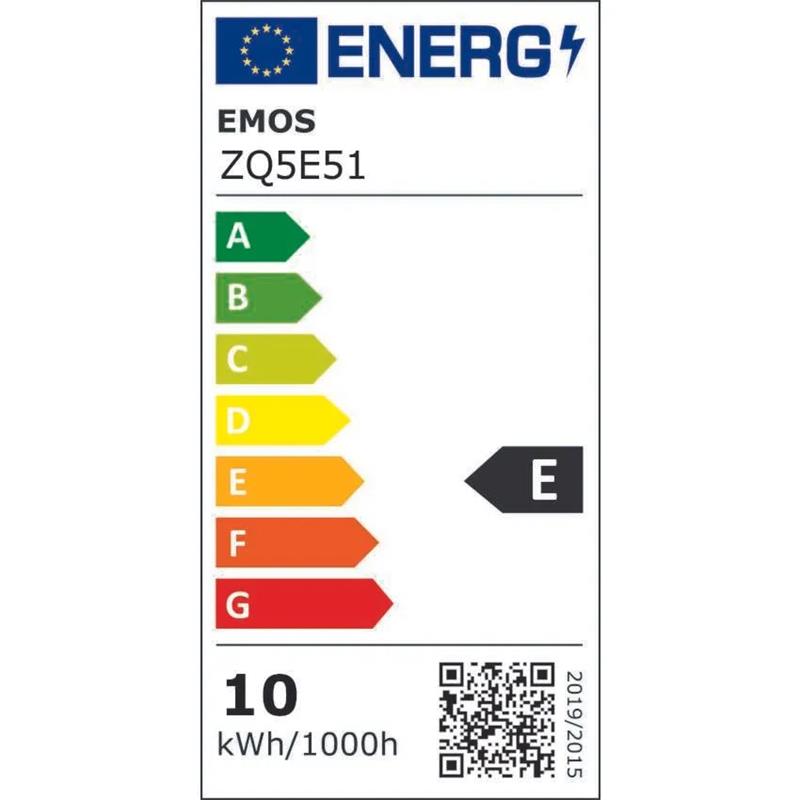 EMOS LED žiarovka Classic A60 / E27 / 9,5 W (75 W) / 1055 lm / teplá biela  