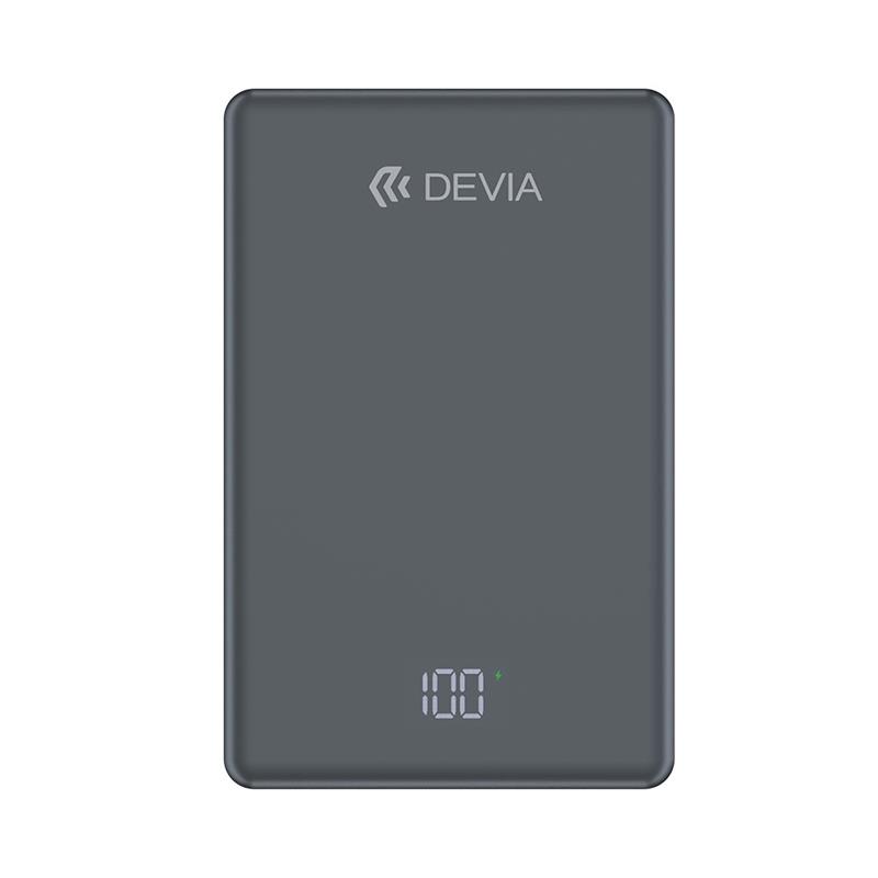 Devia powerbank Extreme Speed Series Mini Magnetic 10.000 mAh PD 20W - Space Gray 