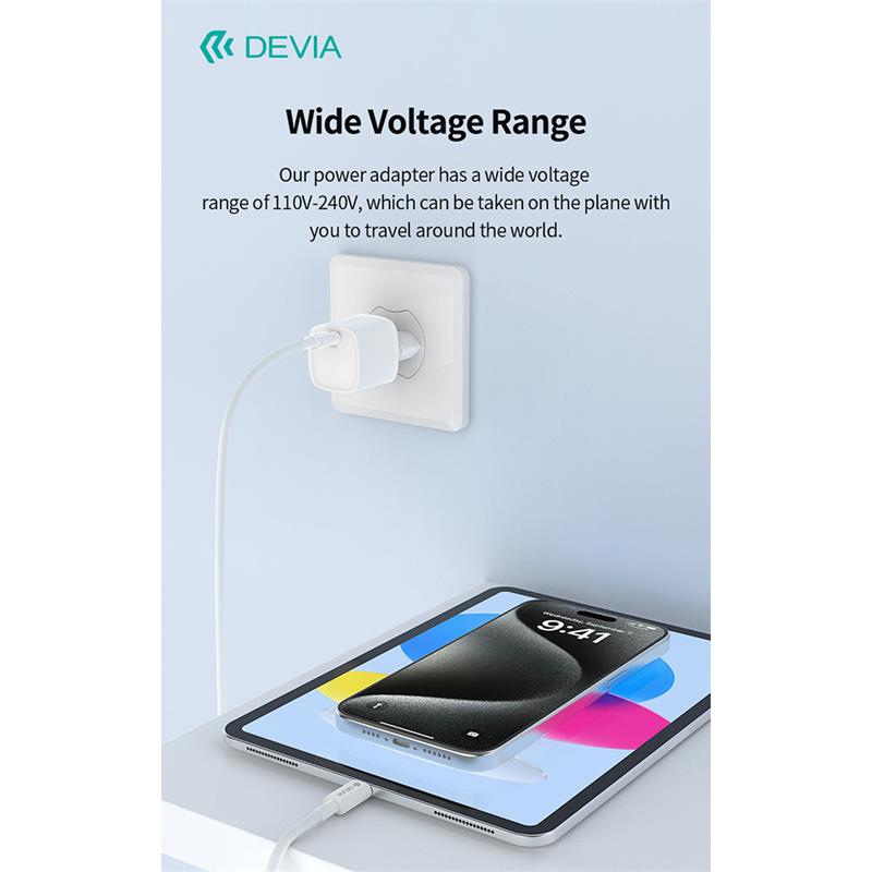 Devia sieťová nabíjačka Extreme Speed Mini PD Quick Charger 20W - White 