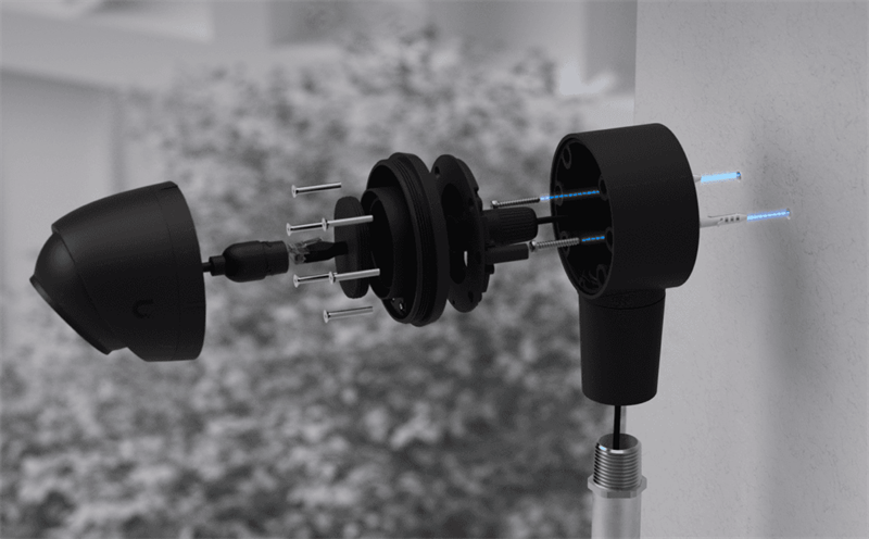 Ubiquiti UniFi Turret / Dome Camera - držiak pre zavesenie kamery (čierna) 