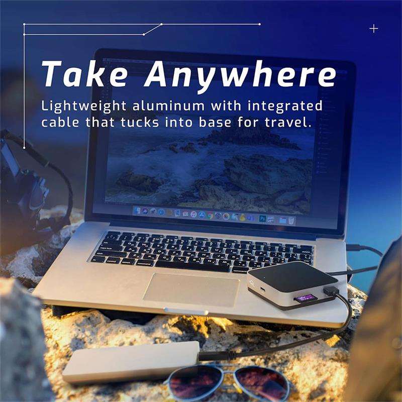 OWC USB-C Travel Dock - Space Gray 