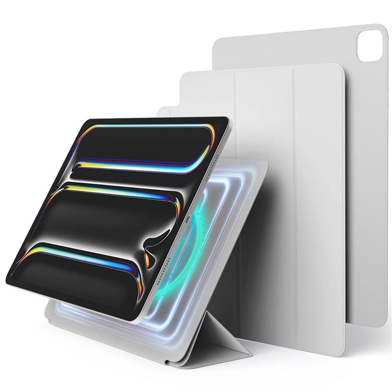 Elago puzdro Magnetic Folio Case pre iPad Pro 13" M4/M5 - Light Gray 